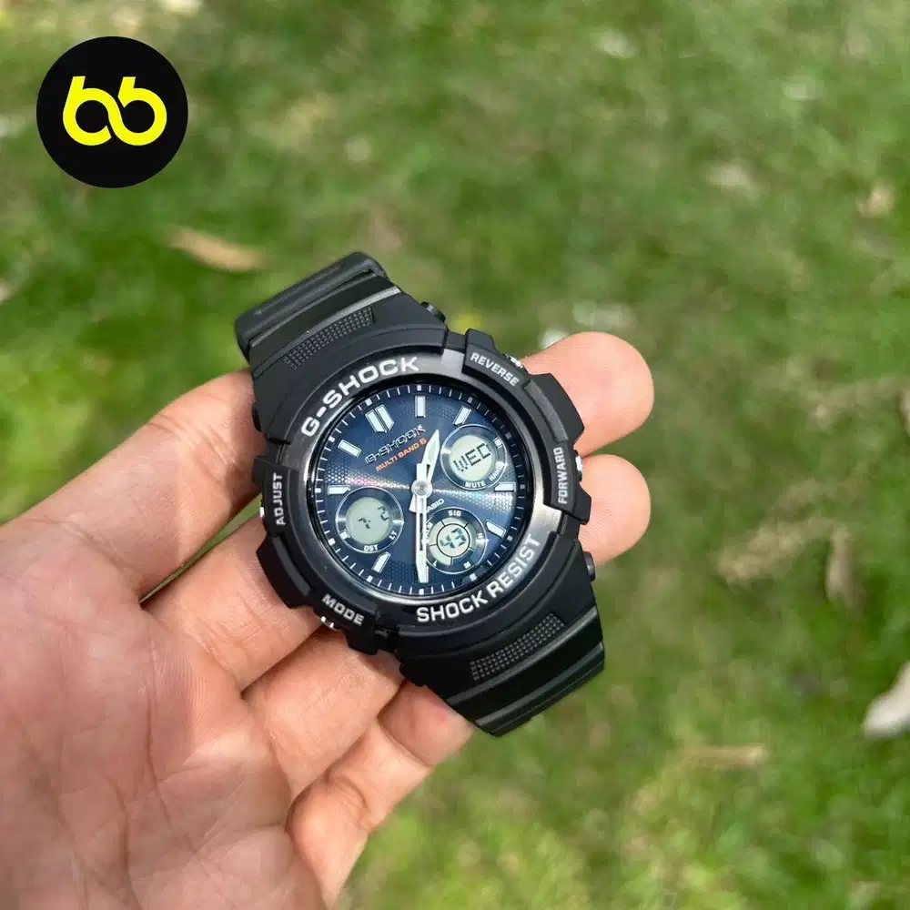 Jam Tangan Gshock Awg M100SB Tough Solar Multiband 6