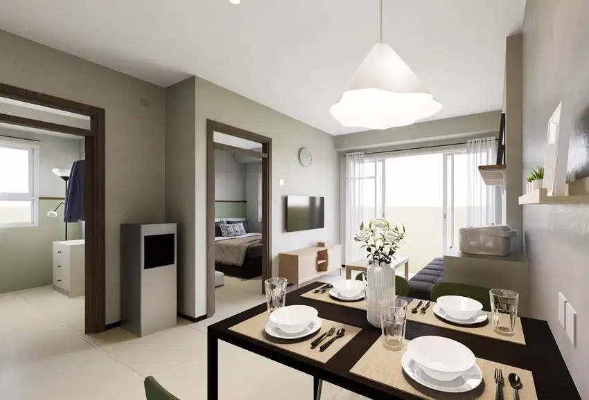 Dijual unit 2bedroom fully furnished baru