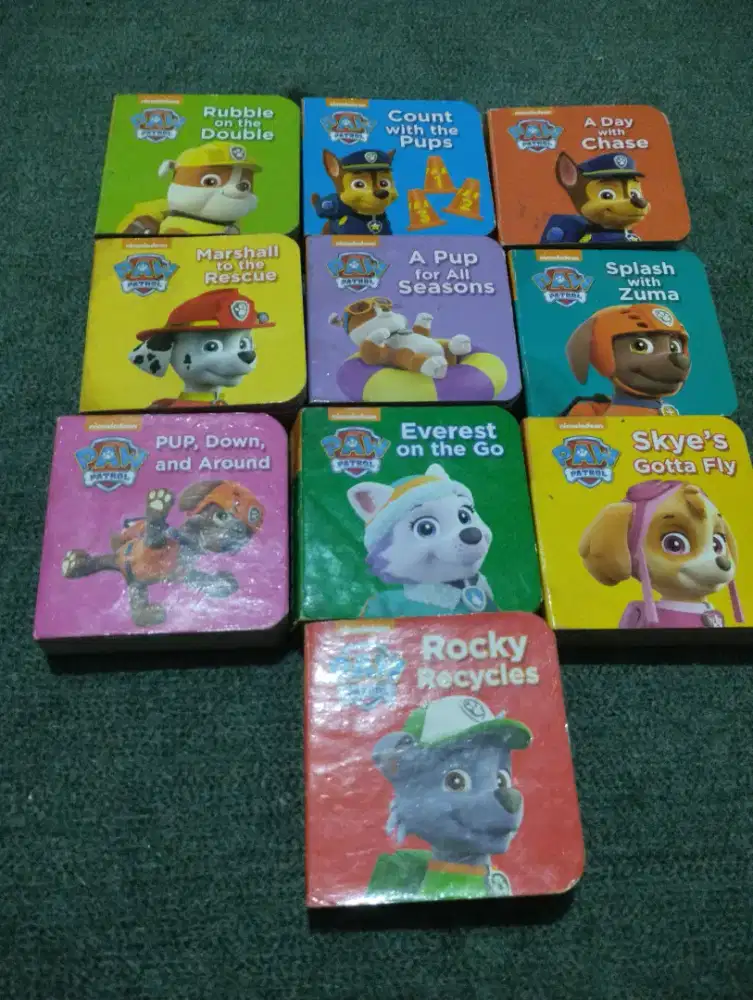 Set Paw Patrol- mini book hard cover