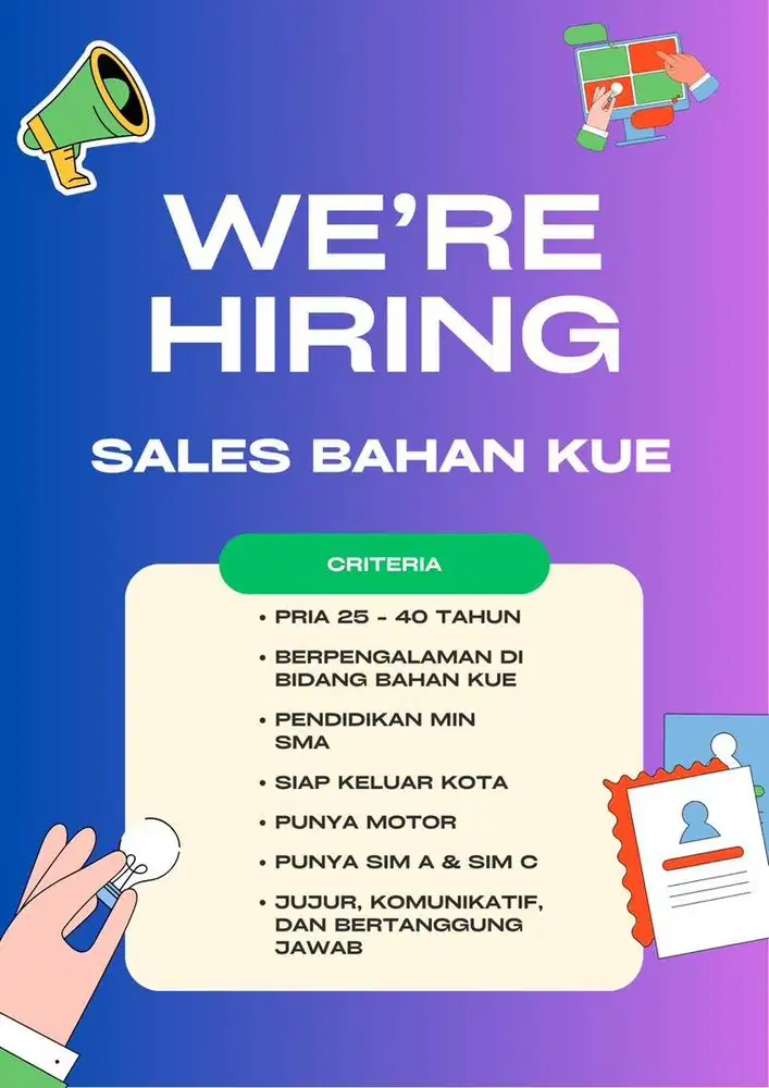 Sales Bahan Kue