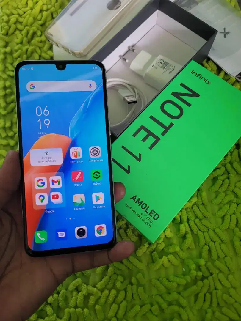 Infinix note 11 NFc layar amoled mulus fulset
