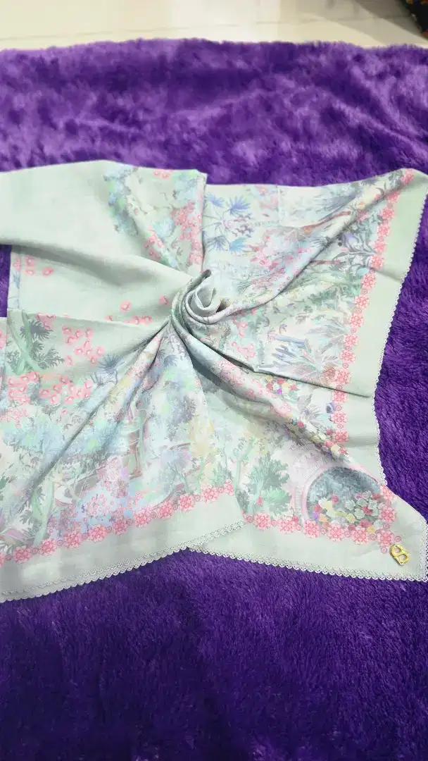Preloved Button Scarf