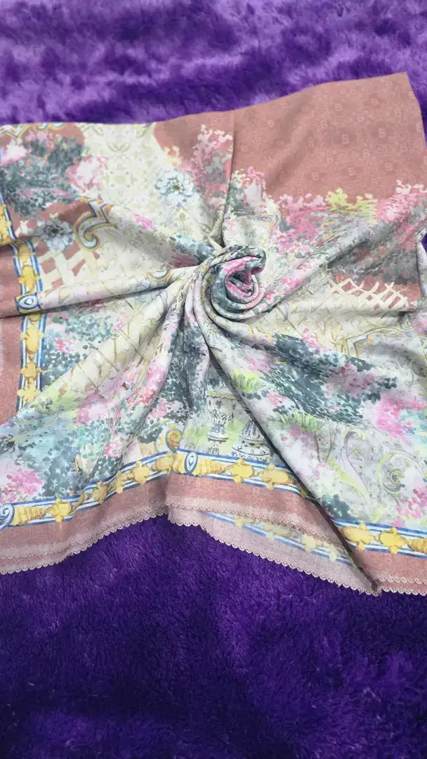 Preloved Button Scarf
