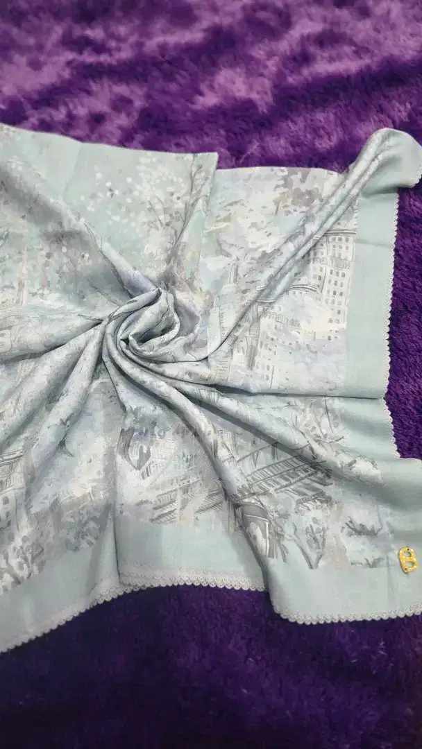 Preloved Button Scarf