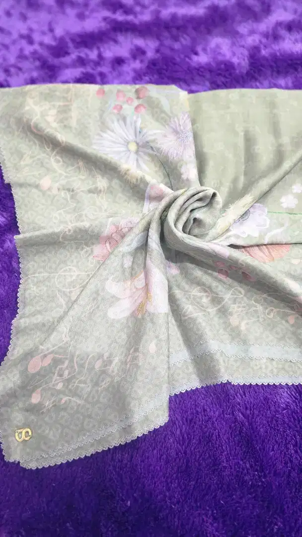 Preloved Button Scarf