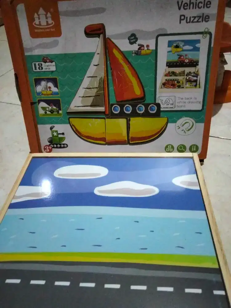 Mainan Vehicle puzzle
