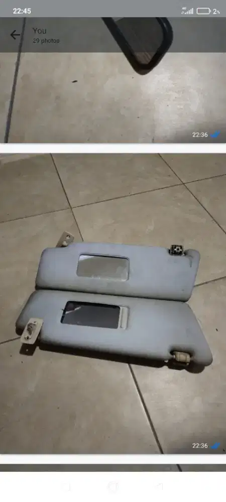 sun visor mercy copotan w202