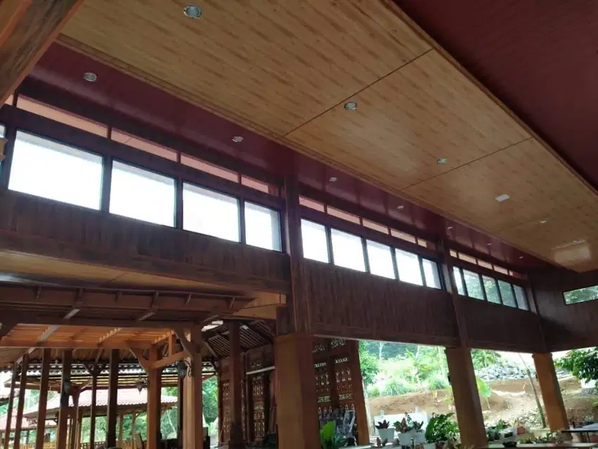 Sekat Plafon Partisi PVC GRC Gypsum Jasa Tukang Pasang Wall Moulding