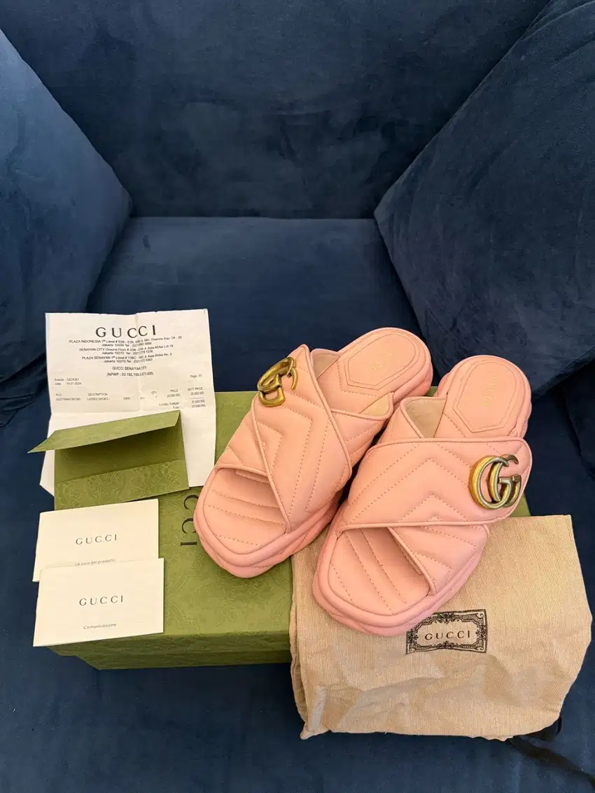 Gucci marmont pink bu