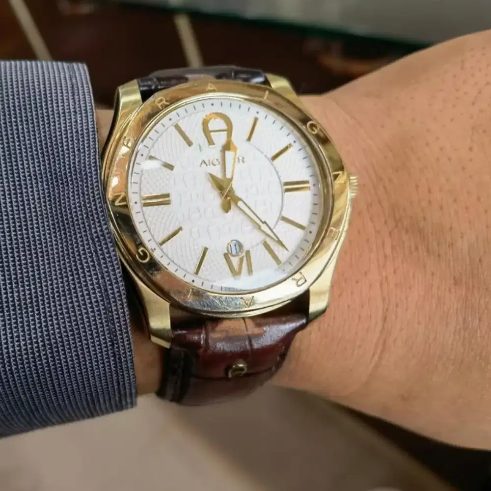 Jam aigner lazio original gold swiss made