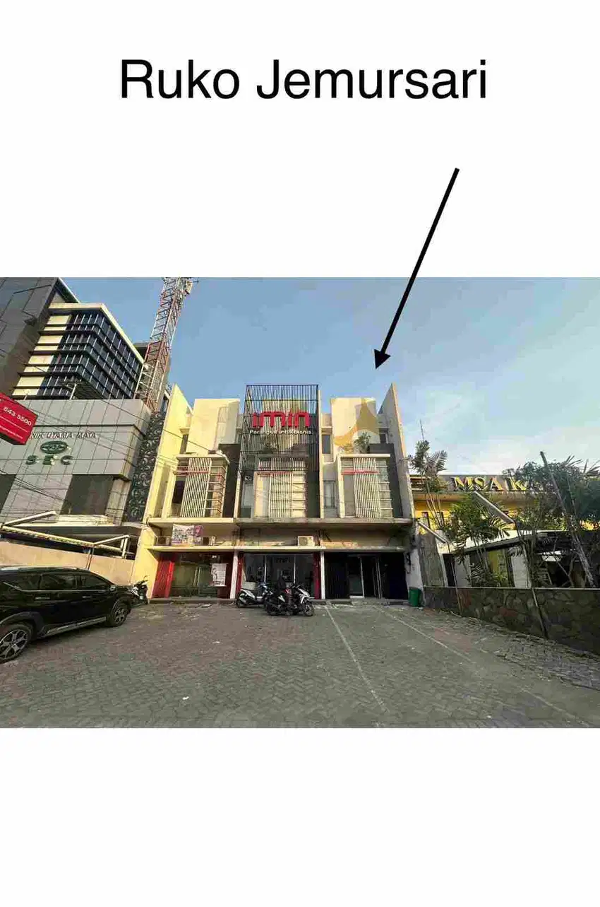 Jual sewa Ruko Nol jalan Jemursari