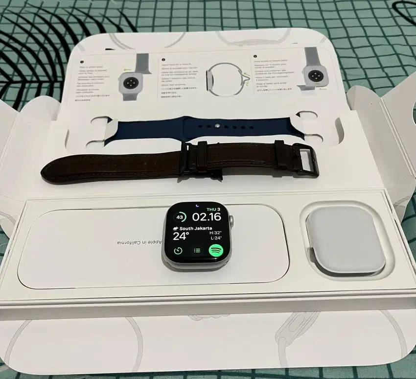 Apple Watch Series 10 46 mm Silver Denim Fullset