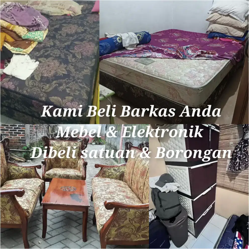 Terima Terus barang Bekas Mebel dan Springbed sekon anda