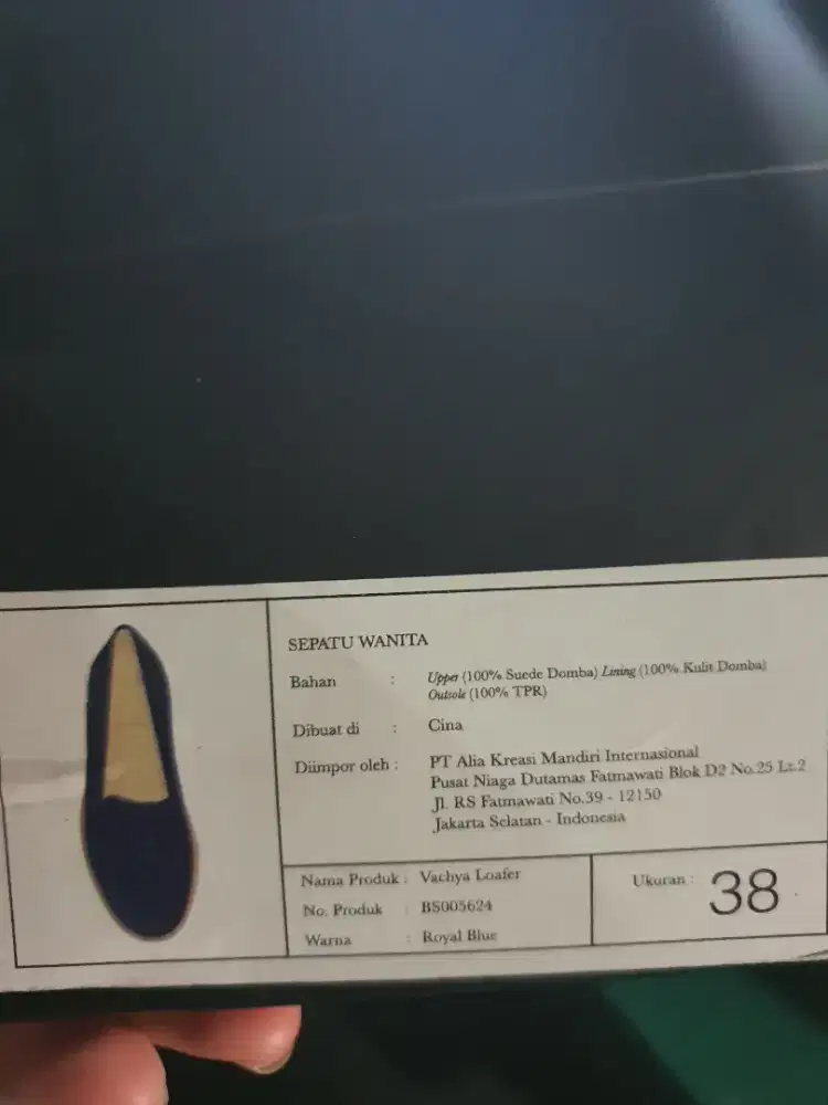 Sepatu BS Buttonscarves navy