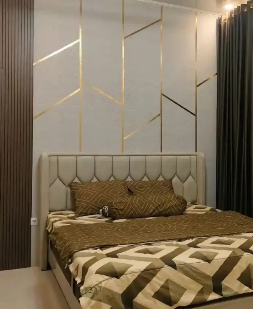 Backdrop Kepala Tempat Tidur