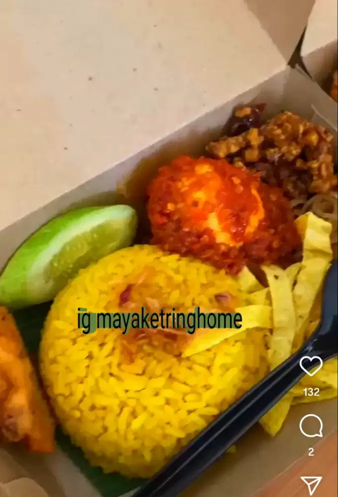 Aneka nasi kotak ekonomis dan praktis