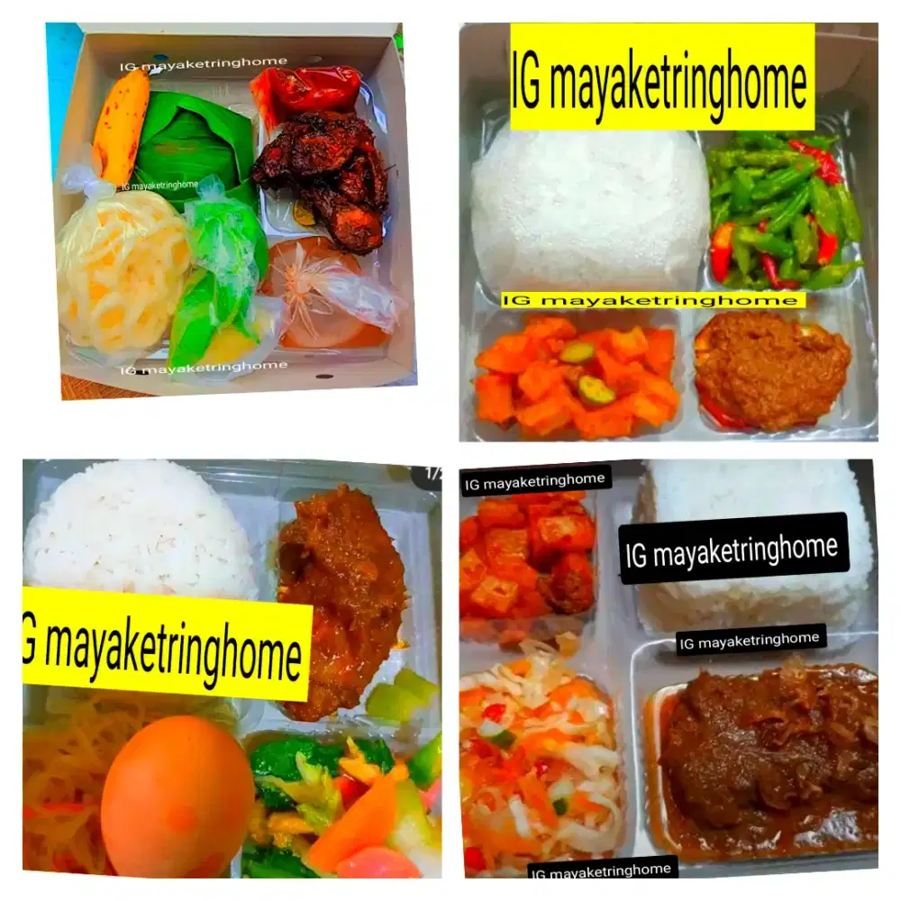 Kami menyediakan berbagai macam nasi kotak untuk berbagai acara