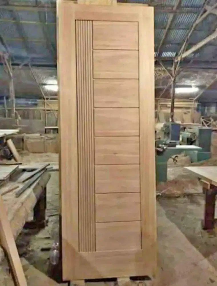 Pintu kayu jati dan mahoni