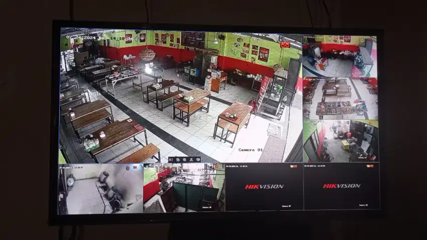 Paketan hikvision 4 camera 3jtan + pasang free