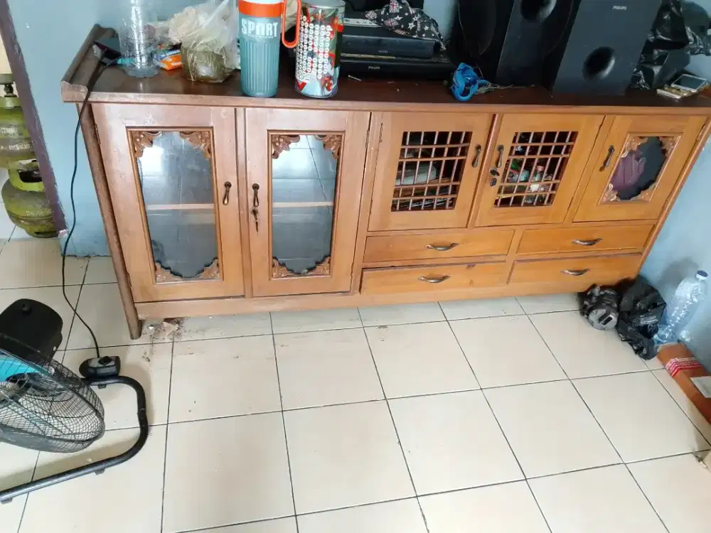 Dijual buffet kayu jati