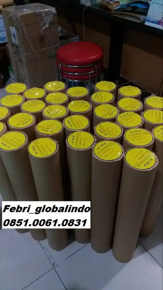 Ready stock banyak, Kertas hvs roll uk A0 50 meter _ Hub.Anis