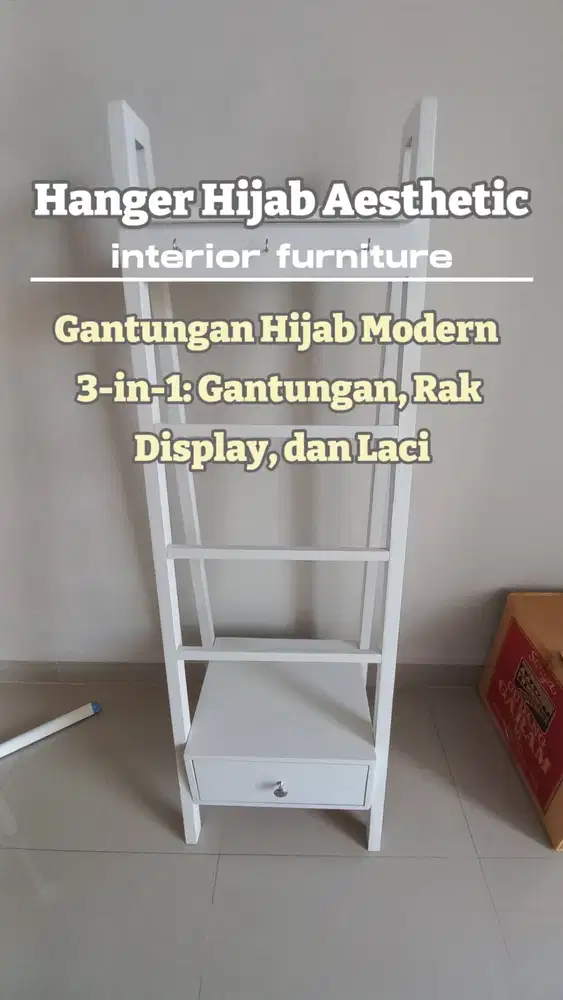 RAK GANTUNGAN HIJAB MODERN/HANGGER JILBAB MINIMALIS