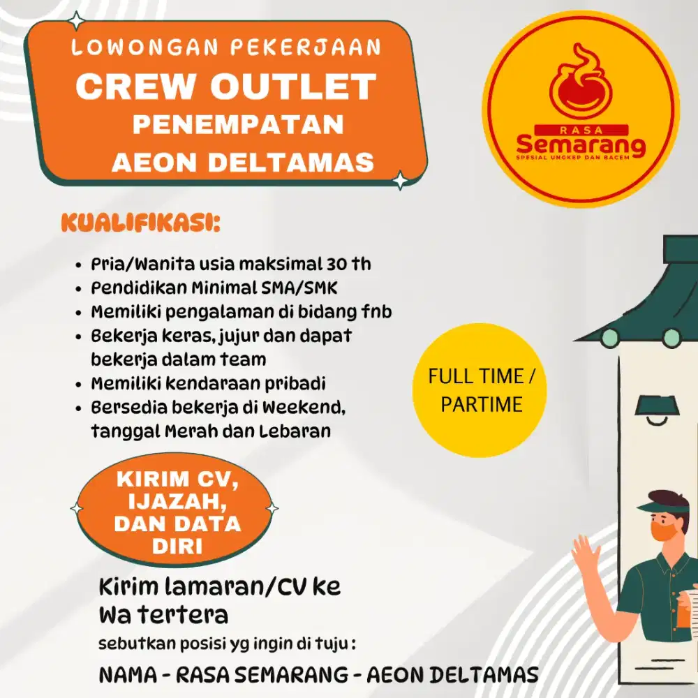 Lowongan Pekerjaan Crew Outlet