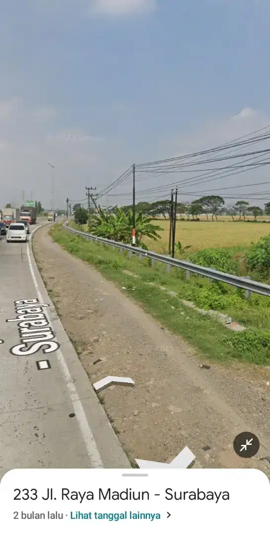 Jual Tanah Bypass Mojokerto sdh ada ijin & IMB Gudang
