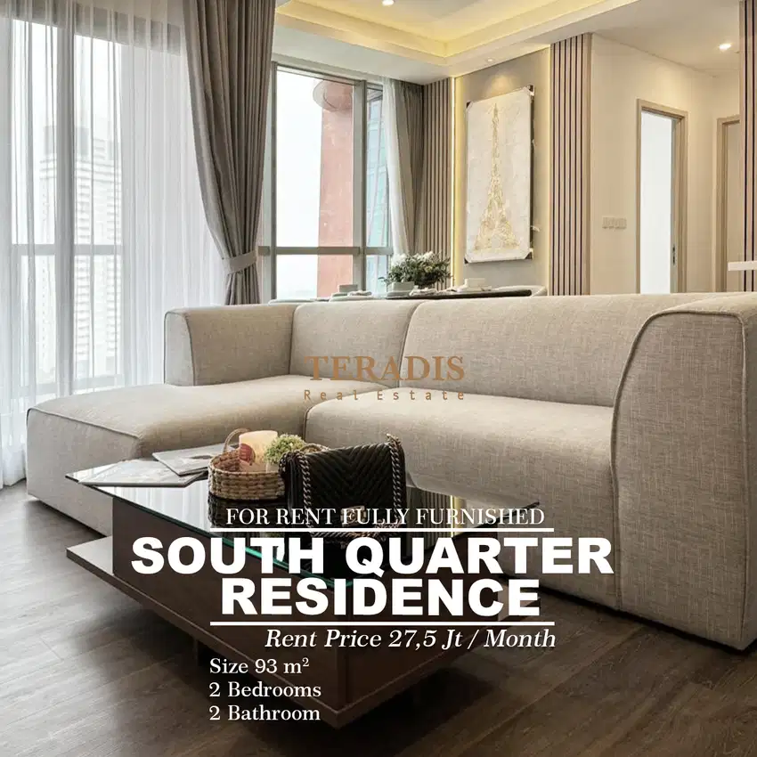 FOR RENT SOUTH QUARTER RESIDENCE