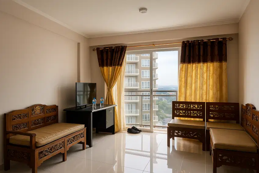 Jarang Ada! Apartemen 2BR View Kolam di Gateway Pasteur – Topaz lt.7