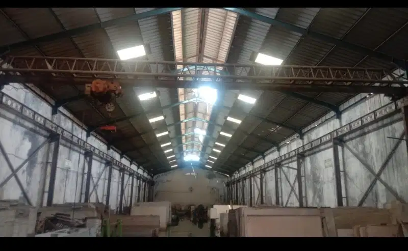 Dijual gudang di dadap murah abis 1200m2