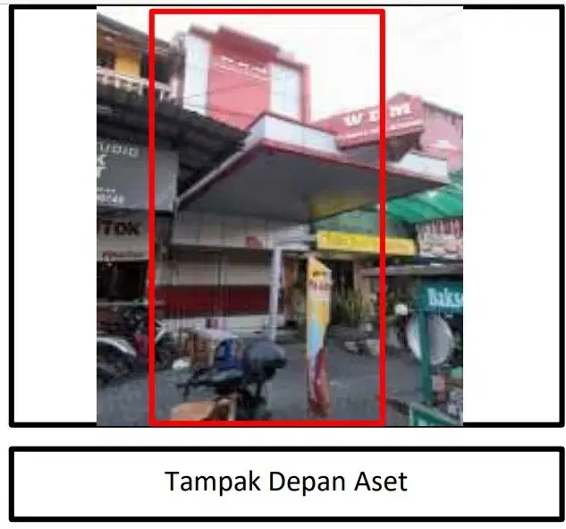 Lelang ruko Surabaya di Gayungan di Ruko sakura Regency