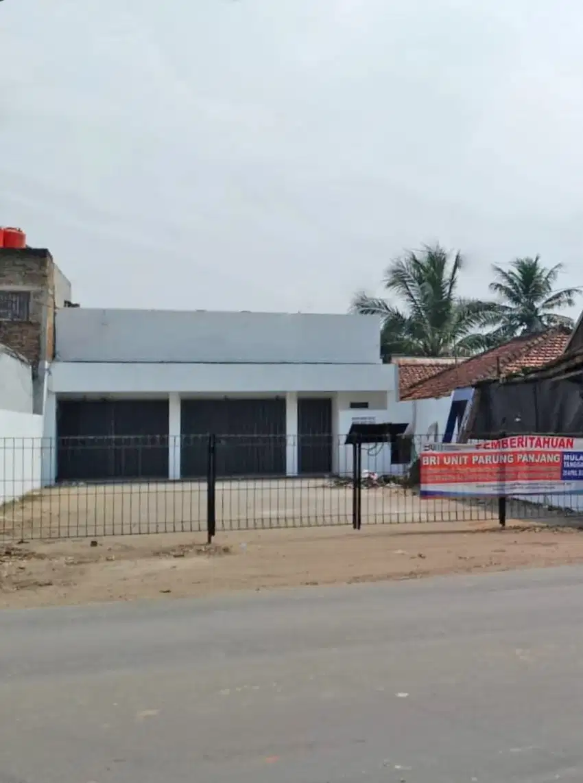 Ruang Usaha di Pinggir Jalan Raya di Parung Panjang Bogor