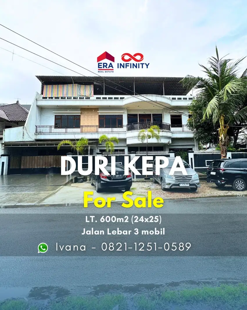Jual Rumah Duri Kepa Lokasi Favorit Jalan Lebar 3 Mobil