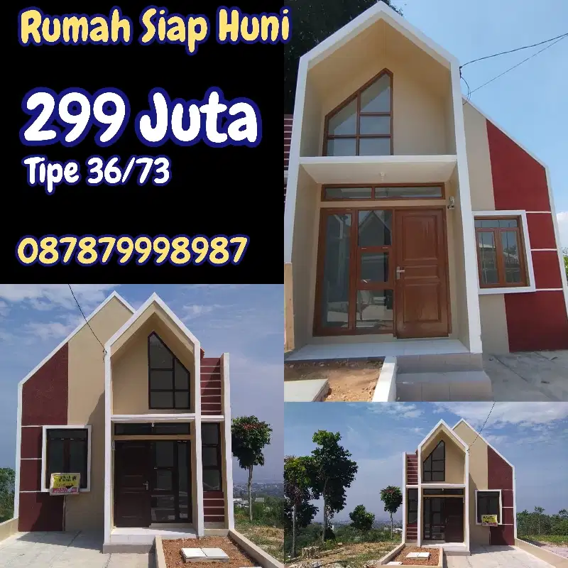 Rumah Siap Huni Bandung Timur Model Bagus Skandinavian