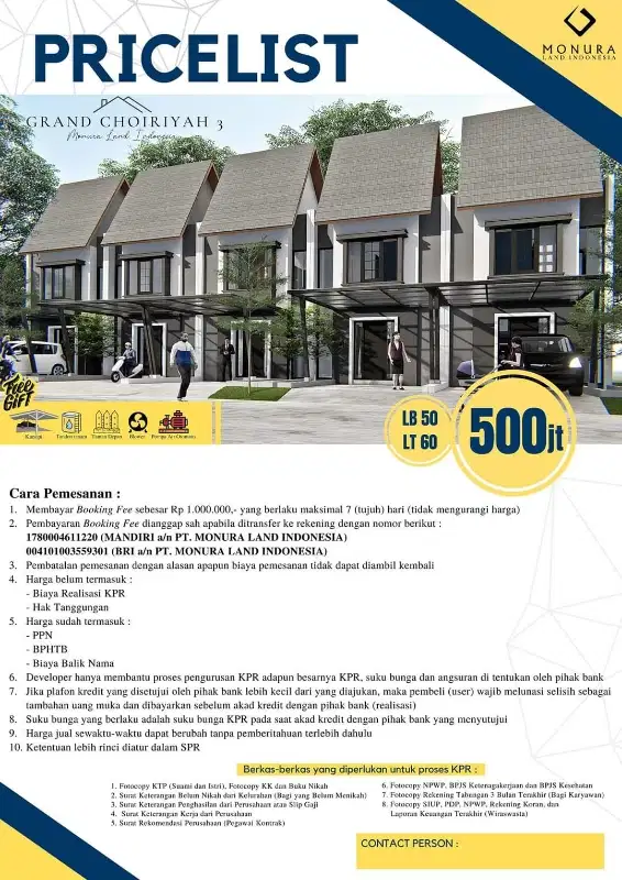 Rumah gresik kota Tanpa DP