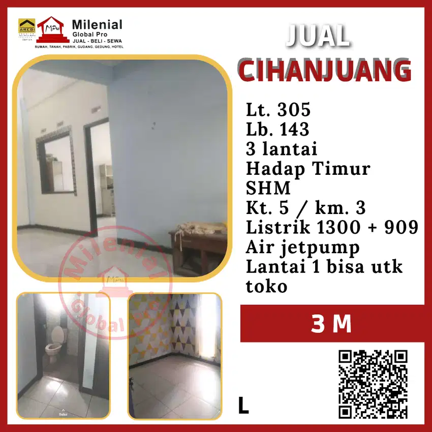 RUMAH DI MAINROAD CIHANHYAG BISA UNTUK USAHA