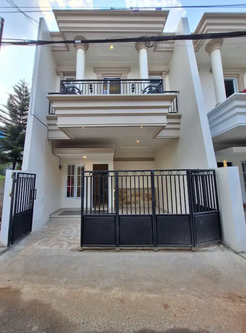 Rumah Baru 2 LT Siap Huni Nempel GDC 10 Menit Stasiun Depok Promo DP 0