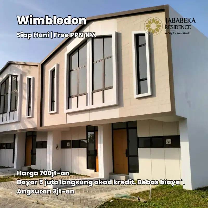 Rumah Modern Minimalis Free PPN+Free DP