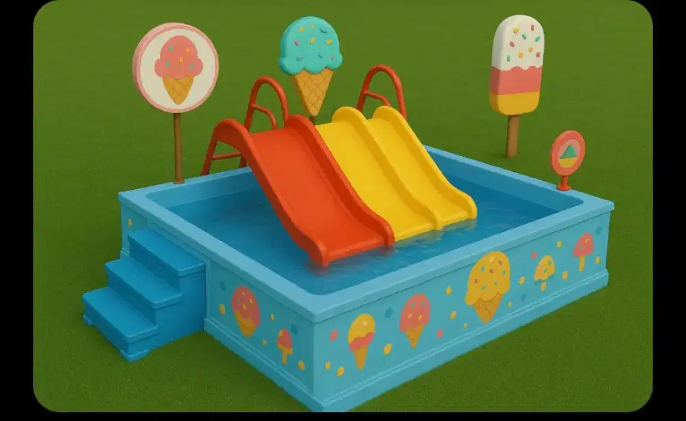 kolam renang fiberglass anak dan dewasa