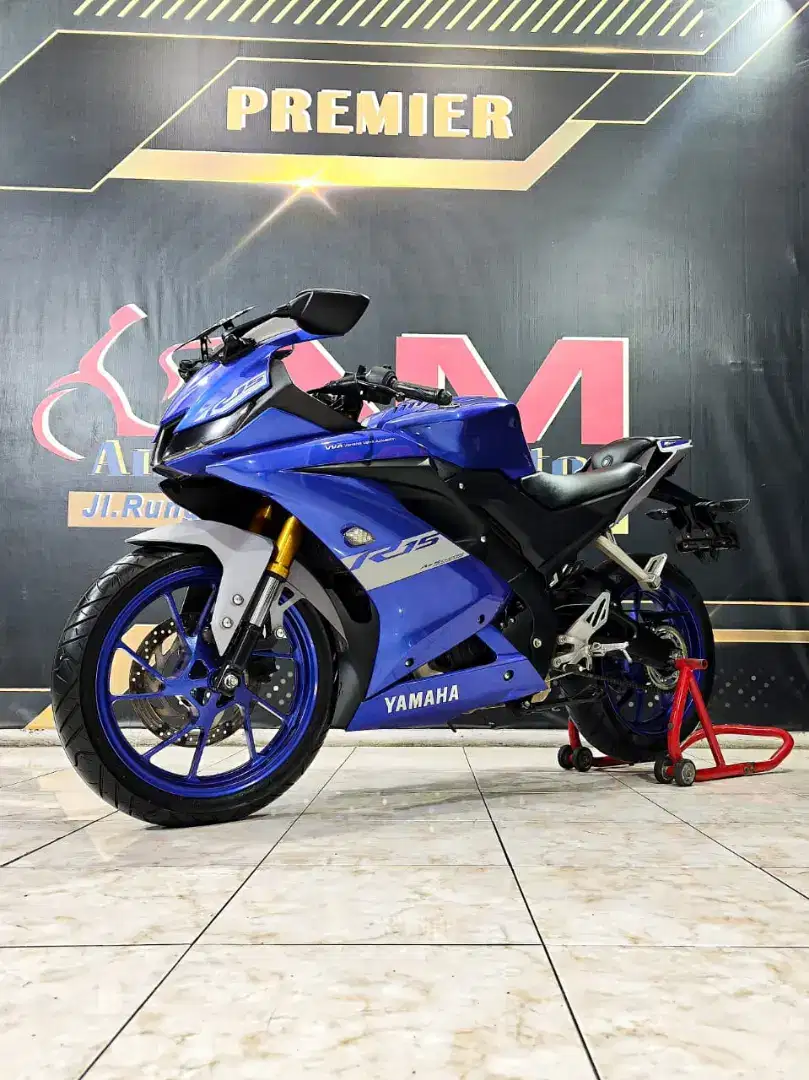 DP 3,5jt Yamaha New R15 VVA V3 TH 2021 racing blue siap angkut bolo