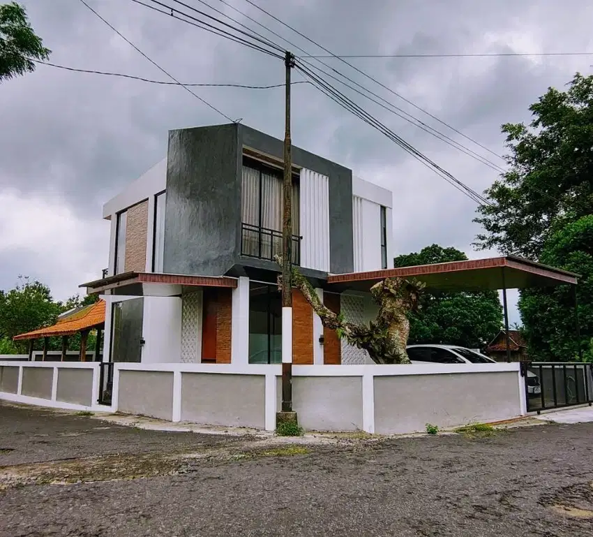 RUMAH VILLA FULL FURNISH, DEKAT KAMPUS UII DI JAKAL, PAKEM