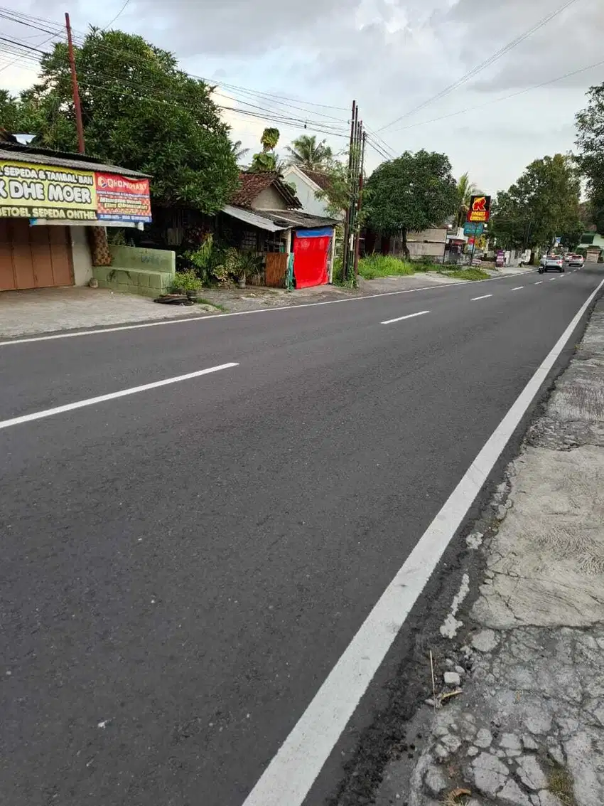 Tanah sangat strategis pinggir jalan raya palagan KM 13