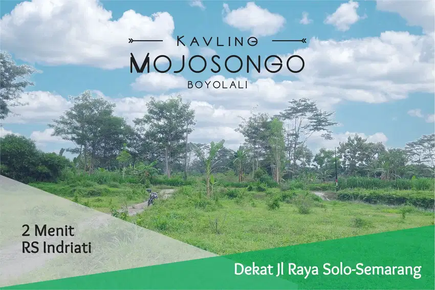 Tanah Strategis Mojosongo Boyolali - Harga 1,5 Jutaan