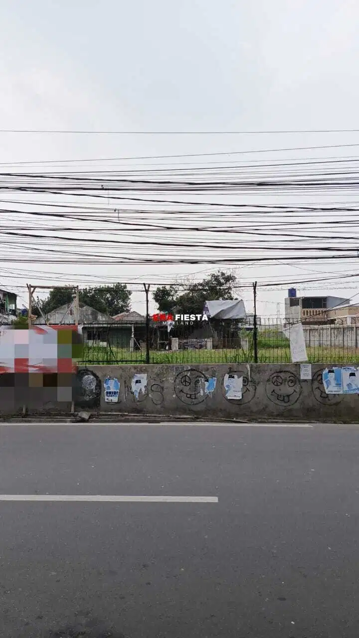 Tanah Kavling Luas 3700 Lokasi Strategis Jalan Raya Di Karang Tengah