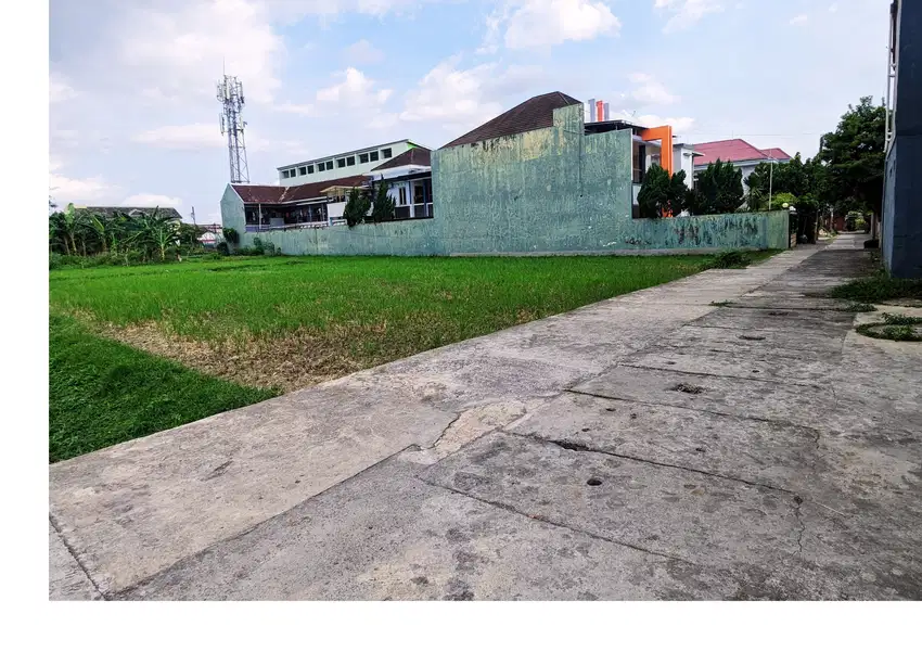 Tanah MEWAH Metet Sawah, di Dalam Kota Jogja