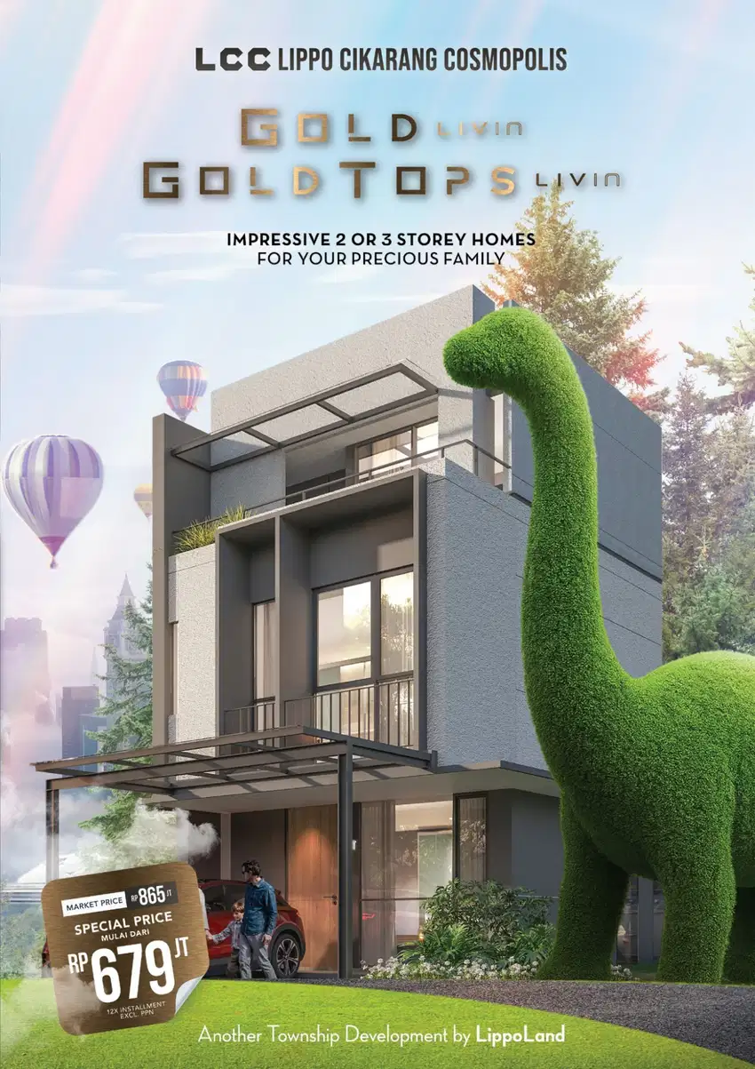 Gold Tops Livin Cluster Terbaru Lippo Cikarang