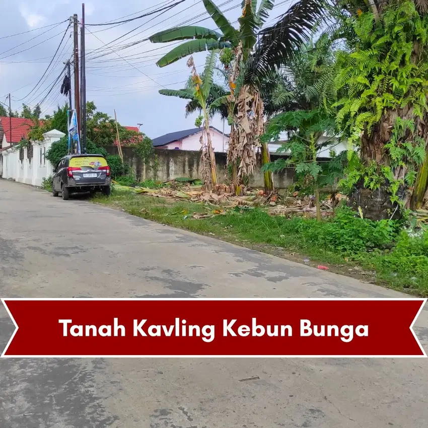 TANAH LUAS DI KEBUN BUNGA – CUMA 2 UNIT!