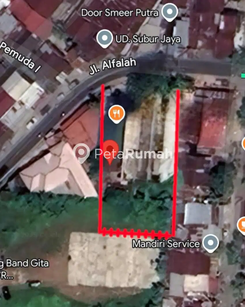 DIJUAL TANAH JL ALFALAH COCOK UNTUK USAHA - DAERAH KATAMSO