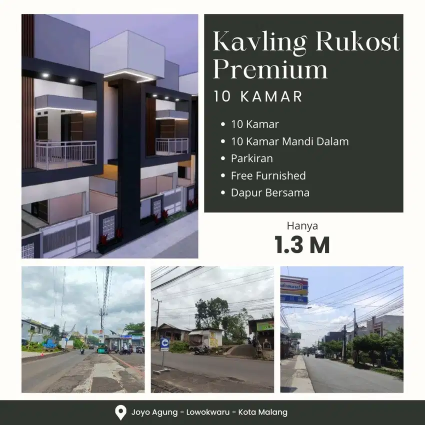 Kavling Kost Inden Bangun Sebelah Ponpes Bahrul Maghfiroh Kota Malang